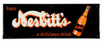 "NESBITT'S" SODA TIN LITHO SIGN PAIR.