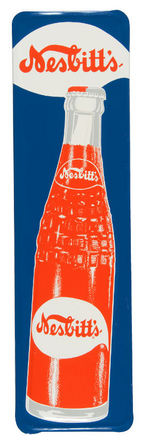 "NESBITT'S" SODA TIN LITHO SIGN PAIR.