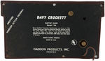 "DAVY CROCKETT" LIGHTED & ANIMATED ELECTRIC CLOCK BY HADDON.