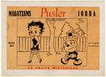 BETTY BOOP BOXED ANDORRAN PUZZLE SET.