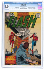 "FLASH" #123 SEPTEMBER 1961 CGC 3.0 GOOD/VG (FLASH OF TWO WORLDS).