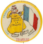 YELLOW KID 1896 BUTTON #128.