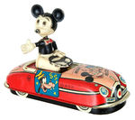 MICKEY MOUSE THE DRIVER MARX WIND-UP.