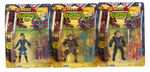 "TEENAGE MUTANT NINJA TURTLES" CARDED ACTION FIGURE LOT.