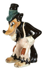 BIG BAD WOLF CERAMIC FIGURINE.