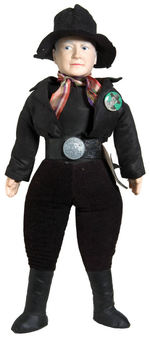 HOPALONG CASSIDY LARGE AND DETAILED DOLL.