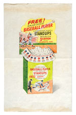 BASEBALL STANDUPS ORIGINAL ART PROTOTYPE FOR PREMIUM DISPLAY STAND.