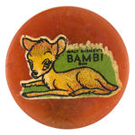 “WALT DISNEY’S BAMBI” CATALIN PLASTIC PENCIL SHARPENER.