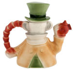 ALICE IN WONDERLAND "MAD HATTER" TEAPOT BY REGAL CHINA.