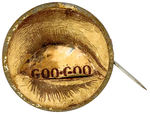 “GOO-GOO” EYE 1900 SONG-INSPIRED MECHANICAL BADGE.