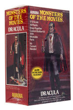 "AURORA MONSTERS OF THE MOVIES - DRACULA" FACTORY-SEALED MODEL KIT.