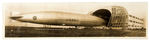 “THE SHENANDOAH LEAVING HANGAR-NAVAL AIR STATION-LAKEHURST N.J.” 1923 PANORAMIC REAL PHOTO.