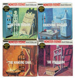 AURORA "MONSTER SCENES" BOXED MODEL KIT LOT.