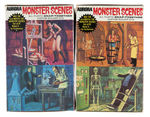 AURORA "MONSTER SCENES" BOXED MODEL KIT LOT.