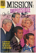 "MISSION IMPOSSIBLE" CAST-SIGNED COMIC BOOK.