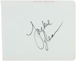 "THE HONEYMOONERS" CAST-SIGNED PHOTO & JACKIE GLEASON SIGNED ALBUM PAGE.