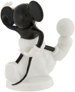 MICKEY MOUSE PLAYING SOCCER PORCELAIN ROSENTHAL FIGURINE.