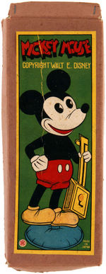 MICKEY MOUSE BOXED CELLULOID WIND-UP NODDER.