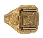 CAPTAIN MIDNIGHT SECRET COMPARTMENT RING ALSO ISSUED AS KIX PILOT'S RING.