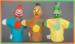 MARX FRUIT CHARACTER PUPPET TRIO.