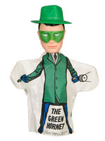 "THE GREEN HORNET" HAND PUPPET.