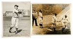 1932 WORLD SERIES PROGRAM W/BABE RUTH-RELATED NEWS SERVICE PHOTO PAIR.