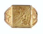 RAREST VARIETY SUPERMAN SECRET CHAMBER RING WITH SUPERMAN IMAGE ON TOP.