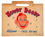"HOWDY DOODY WELCOME TO THE 1955 TOY FAIR" RETAILERS PORTFOLIO.