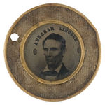 LINCOLN AND HAMLIN RARE 1860 FERROTYPE DeWITT/SULLIVAN 1860-109.