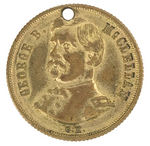 "GEORGE B. McCLELLAN" 1864 CAMPAIGN MEDAL.