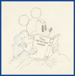 MICKEY PLAYS PAPA PRODUCTION DRAWING FEATURING MICKEY MOUSE.