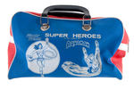 DC SUPERHEROES VINYL GYM BAG.