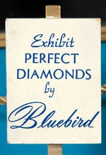 BLUEBIRD REGISTERED DIAMOND RINGS THEY ARE PERFECT” ELABORATE LIGHT-UP STORE DISPLAY.