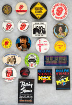 "ROLLING STONES" PINBACK BUTTON COLLECTION.