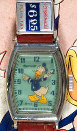 "THE NEW DONALD DUCK WRIST WATCH."