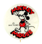 "MICKEY MOUSE" SCARCE 7/8" SIZE OF EARLY 1930s CLASSIC POSE.