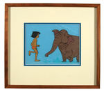 "THE JUNGLE BOOK" FRAMED ANIMATION CEL.