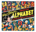 "WALT DISNEY CHARACTER ALPHABET" BOXED SET.