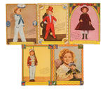 SHIRLEY TEMPLE/WHEATIES BOX BACK SET.