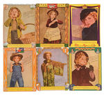 SHIRLEY TEMPLE/WHEATIES BOX BACK SET.