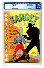 TARGET COMICS #9 OCTOBER 1940 CGC 9.4 OFF-WHITE TO WHITE PAGES MILE HIGH COPY.