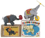 ELEPHANT BOXED TOY TRIO.