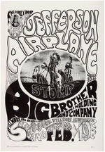 JEFFERSON AIRPLANE BILL GRAHAM & FAMILY DOG CONCERT POSTER TRIO.