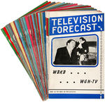 "TELEVISION FORECAST" COMPLETE 1948 PROGRAM RUN.