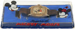 "MICKEY MOUSE INGERSOLL" RARE BOXED GOLD ELECTRO-PLATED WRISTWATCH (1st BOXED VERSION).