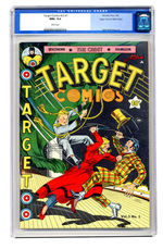 TARGET COMICS V3 #1 MARCH 1943 CGC 9.6 WHITE PAGES MILE HIGH COPY.