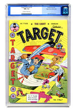 TARGET COMICS V3 #7 SEPTEMBER 1942 CGC 9.6 OFF-WHITE TO WHITE PAGES MILE HIGH COPY.