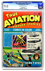 TRUE AVIATION PICTURE-STORIES #5 SEPTEMBER OCTOBER 1943 CGC 9.0 CREAM TO OFF-WHITE PAGES PENNSYLVANI