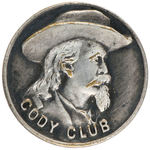 "CODY CLUB" RARE CLUB MEMBER'S LAPEL STUD CIRCA 1900.