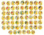 YELLOW KID COMPLETE COLLECTION OF BUTTONS #1-160.